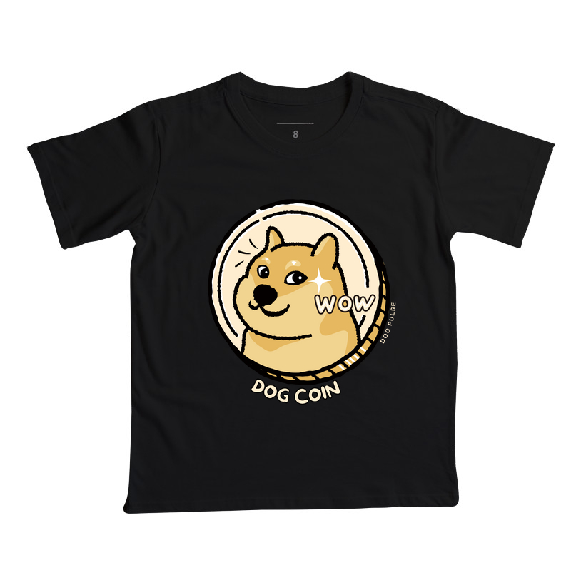 Camiseta Infantil Dog Pulse - Dog Coin