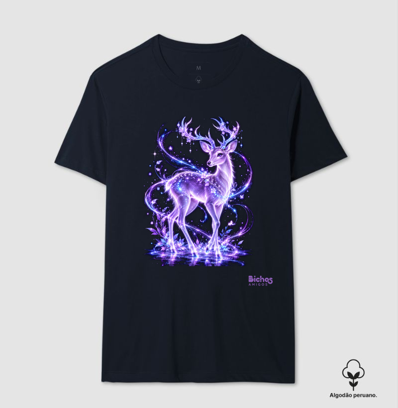 Cervo Neaon - Camiseta Algodão Peruano