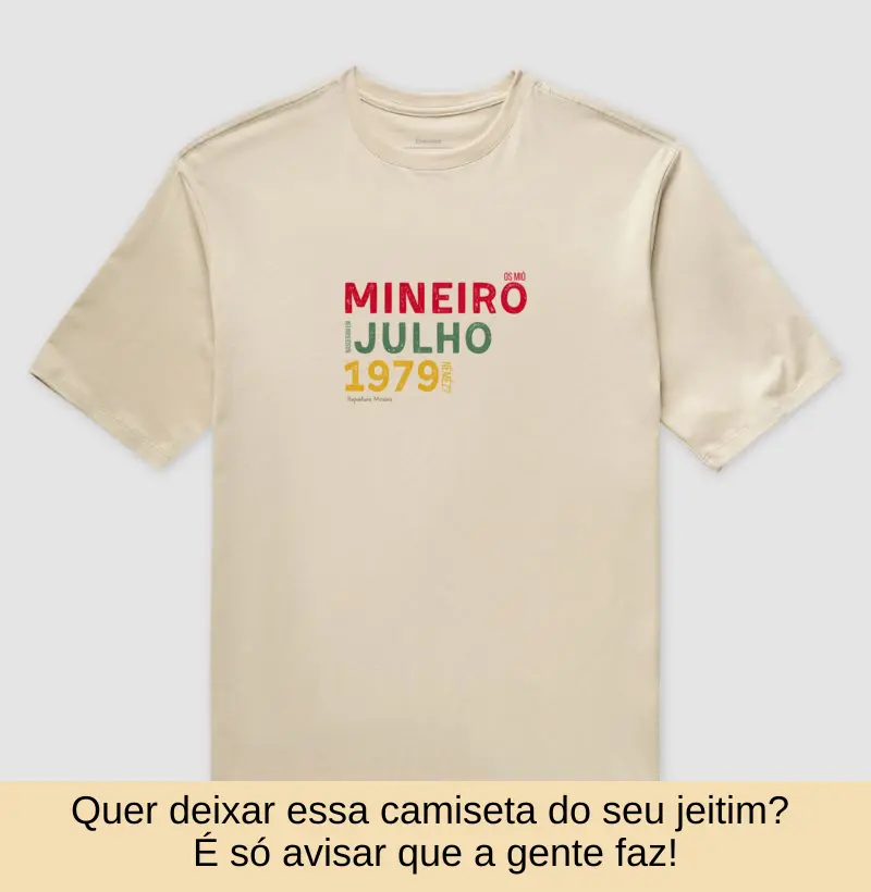 Os mió Mineiro - Personalizável