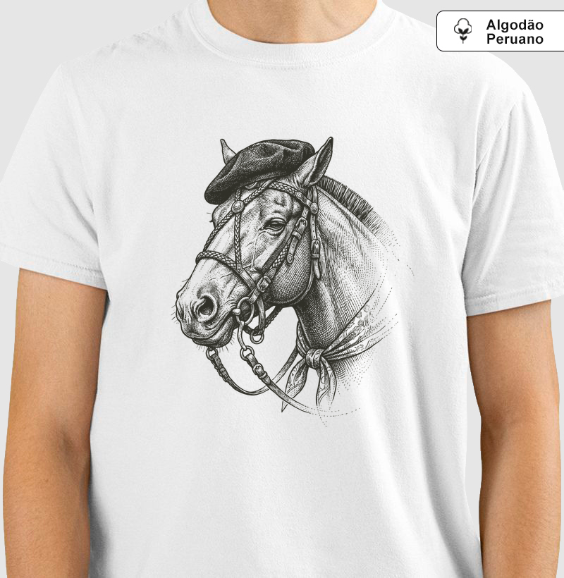 Camiseta Cavalo Crioulo - Identidade de Campo