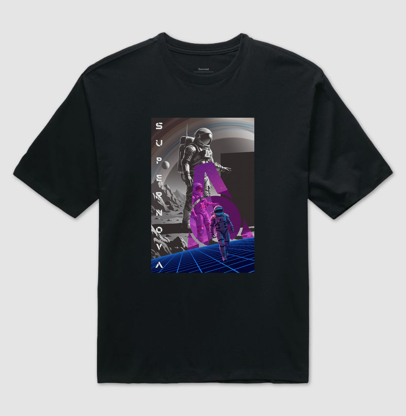 Camiseta Oversized Apollo 11 | Linha Abstract — Aion Abstract