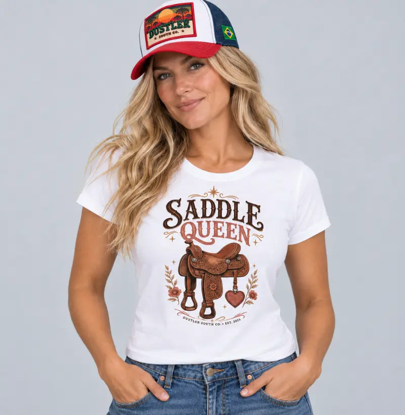Baby look Country Saddle Queen