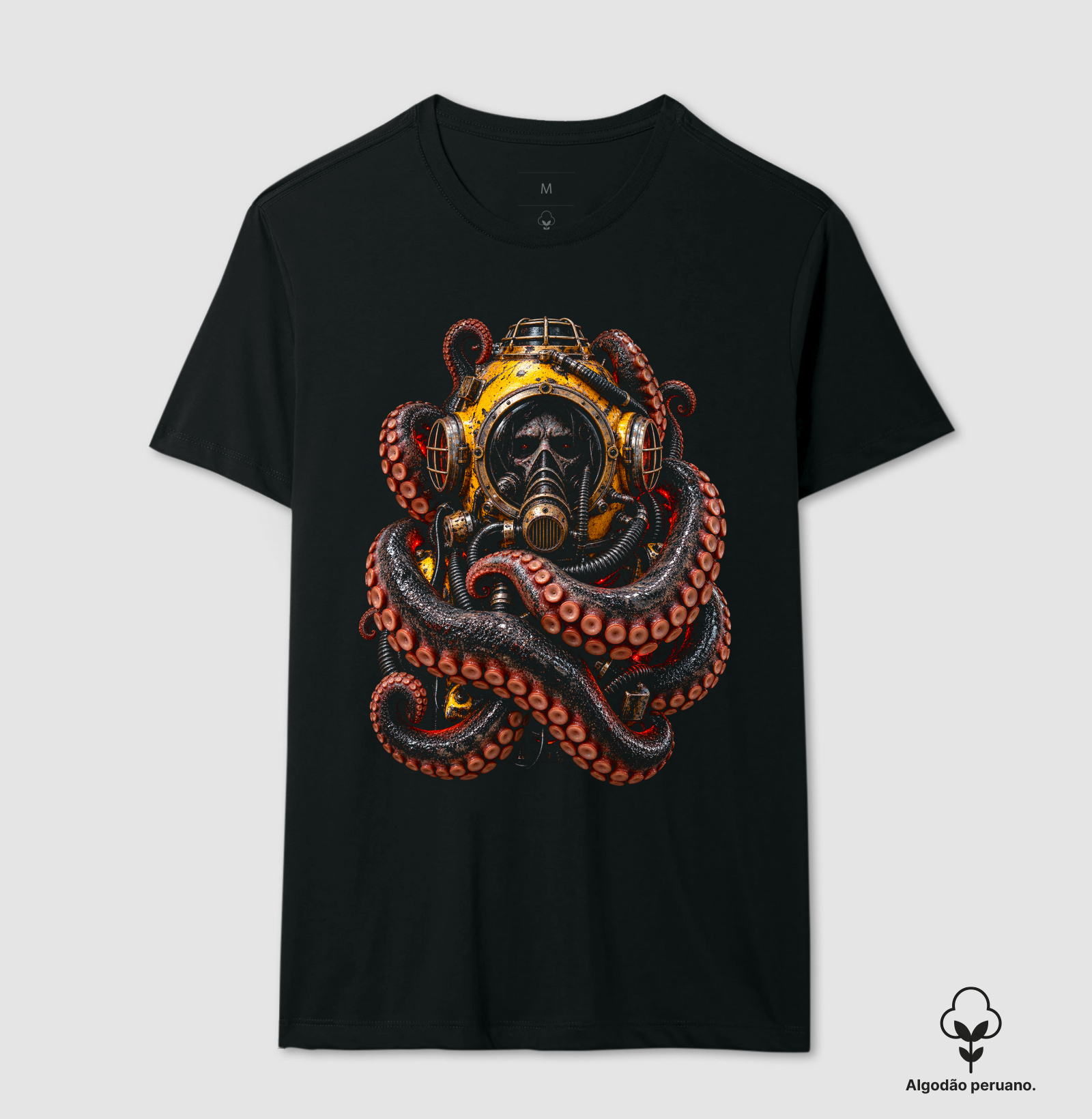 Mergulho Abissal - Camiseta Algodão Peruano