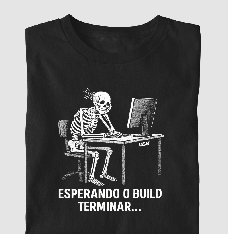 “Esperando o build terminar” por @bru_bruna12 - T.I