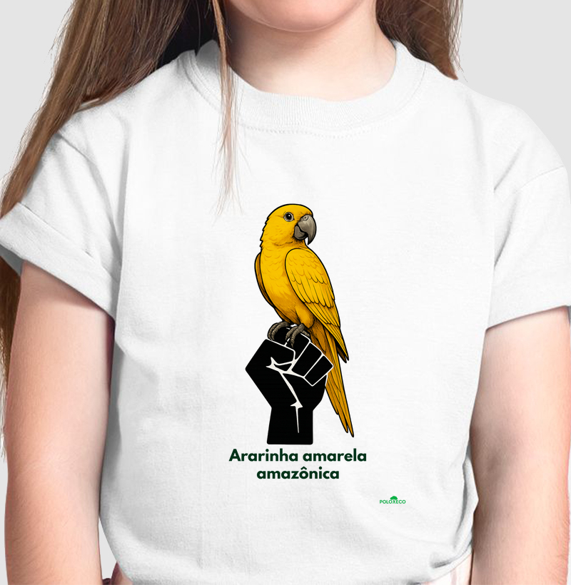 Ararinha amarela amazônica