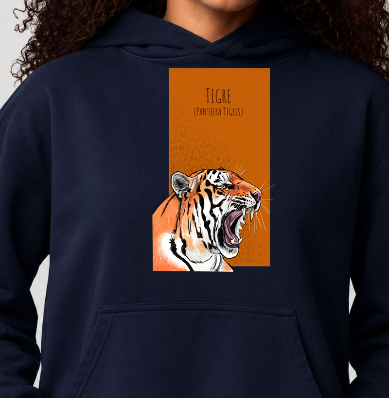 Hoodie Moletom Tigre - Hoodie Moletom
