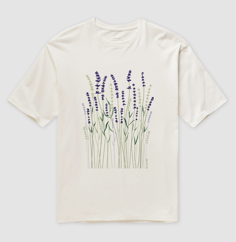 Jardim de Lavandas - Oversized