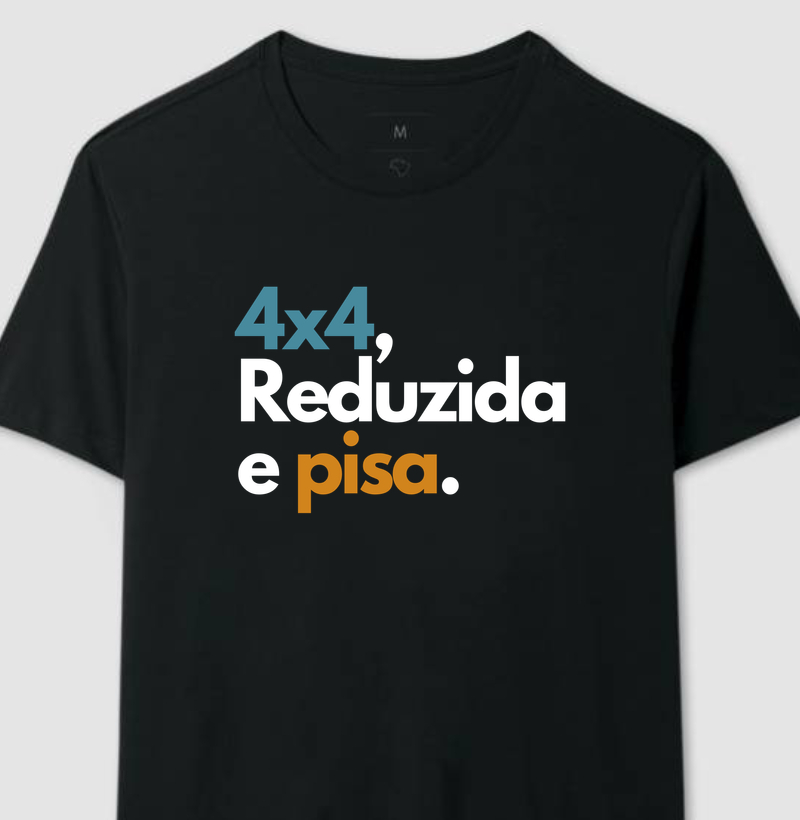 4x4 reduzida e pisa