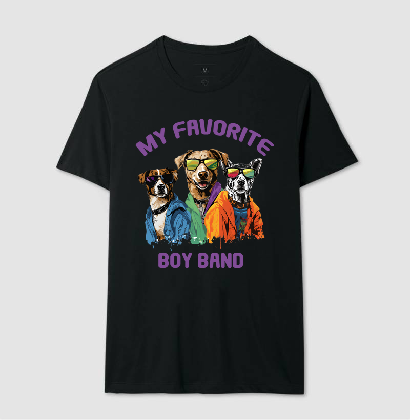 Camiseta Boy Band Vira Lata