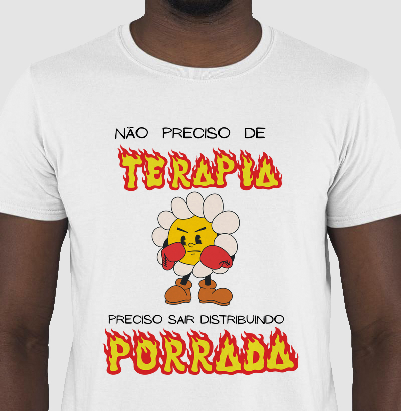 Camiseta - Terapia para fortes