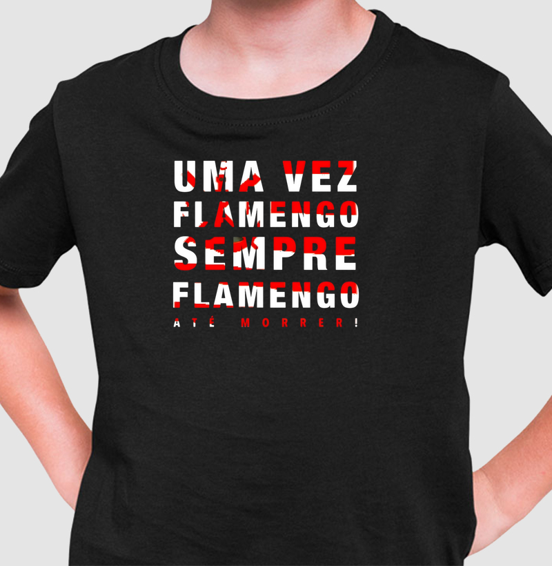 Camiseta Infantil Flamengo (Sempre Flamengo)