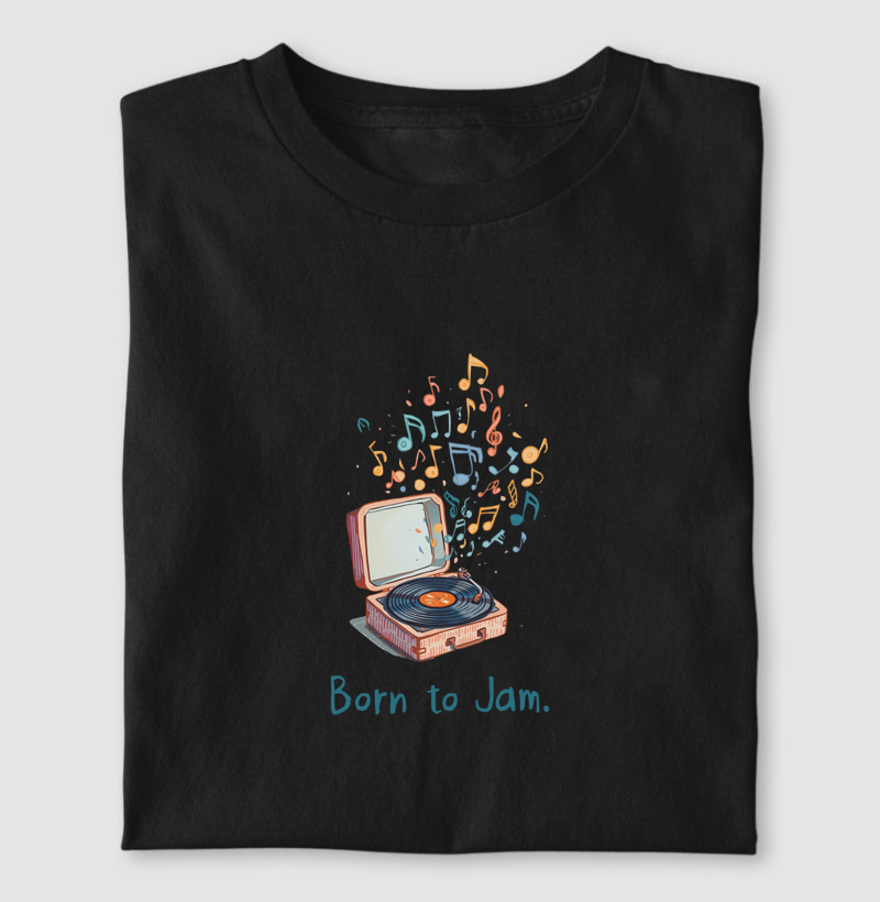 Camiseta Nascido para o Ritmo