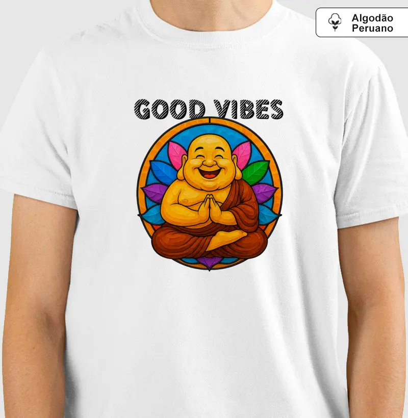 Good Vibes • Buda Budai (algodão peruano)