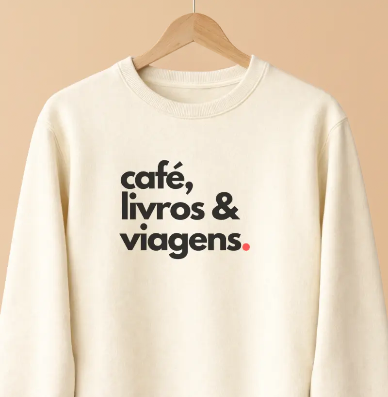 Café, livros e viagens