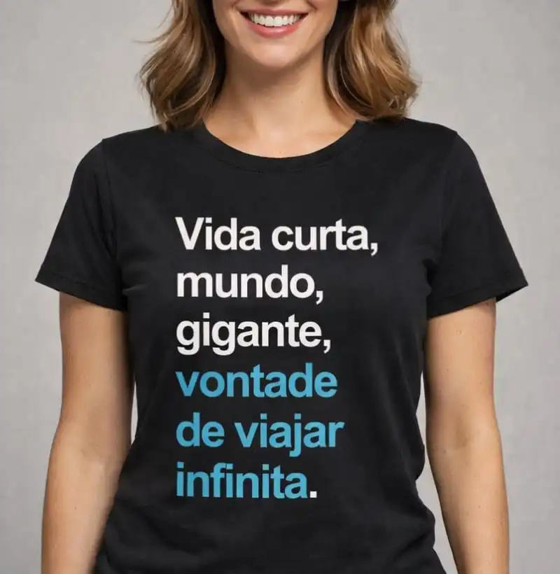 Vontade de viajar infinita