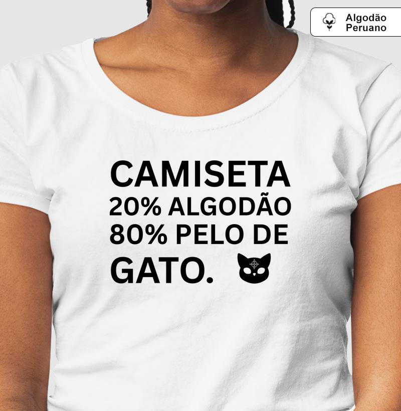 80% Pelo de Gato (Algodão Peruano)