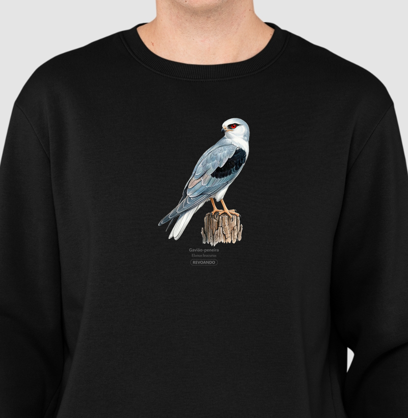 Traços Alados - Gavião-peneira - Moletom