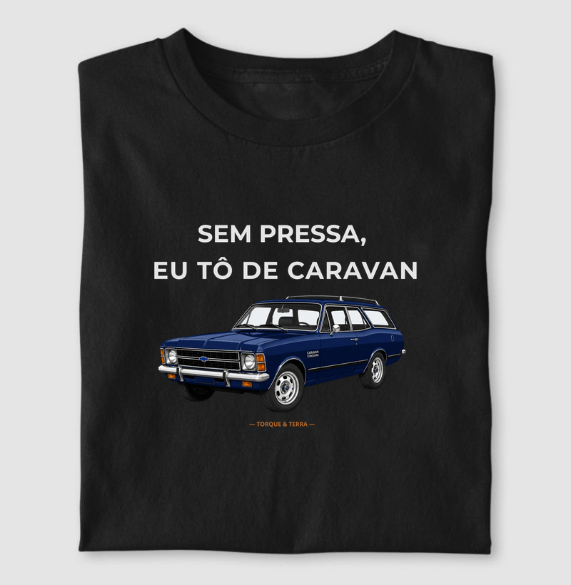 Sem pressa, eu tô de Caravan - Azul escuro 1