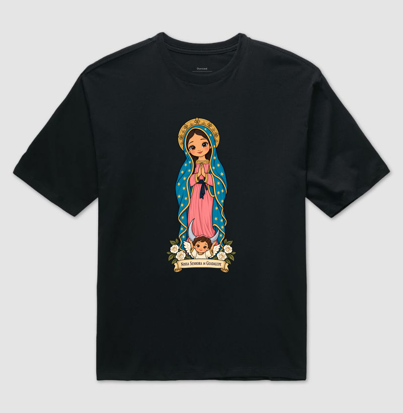 Nossa Senhora de Guadalupe estilo chibi