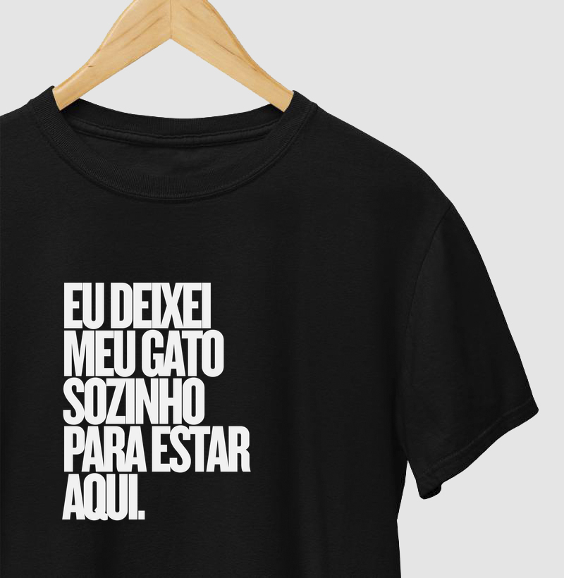 Eu deixei meu gato sozinho