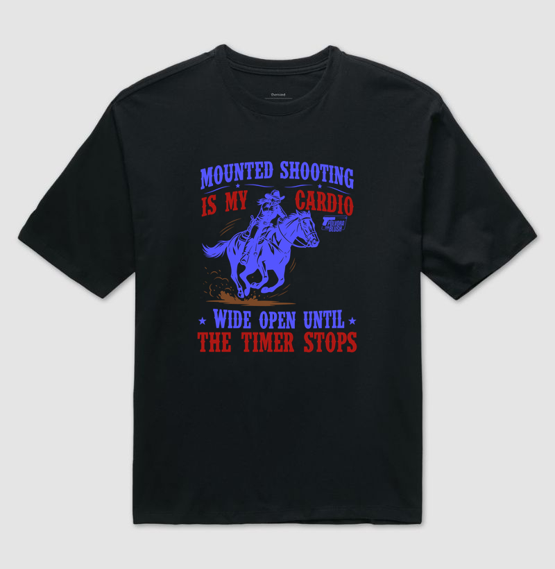 Mounted Shooting Brenda Provesi - Camiseta Oversized