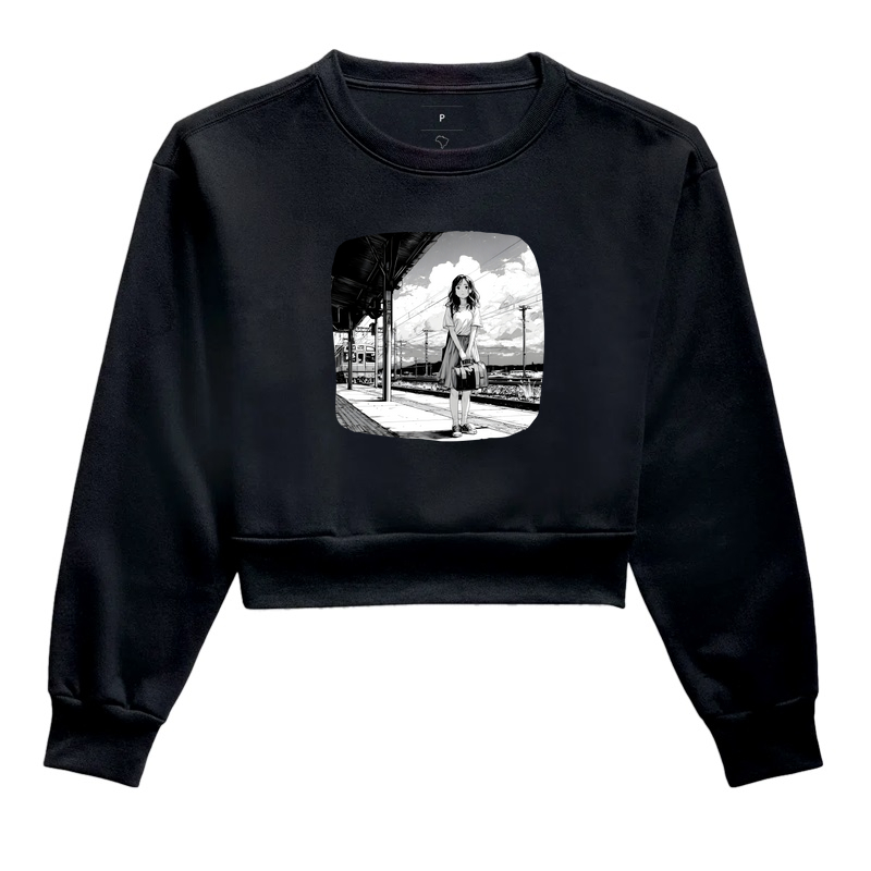 Cropped moletom Sunset Station