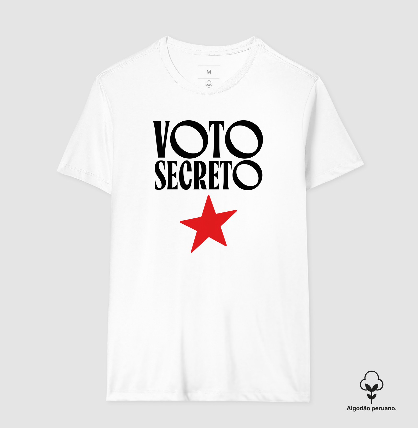 Voto Secreto - Camiseta Algodão Peruano