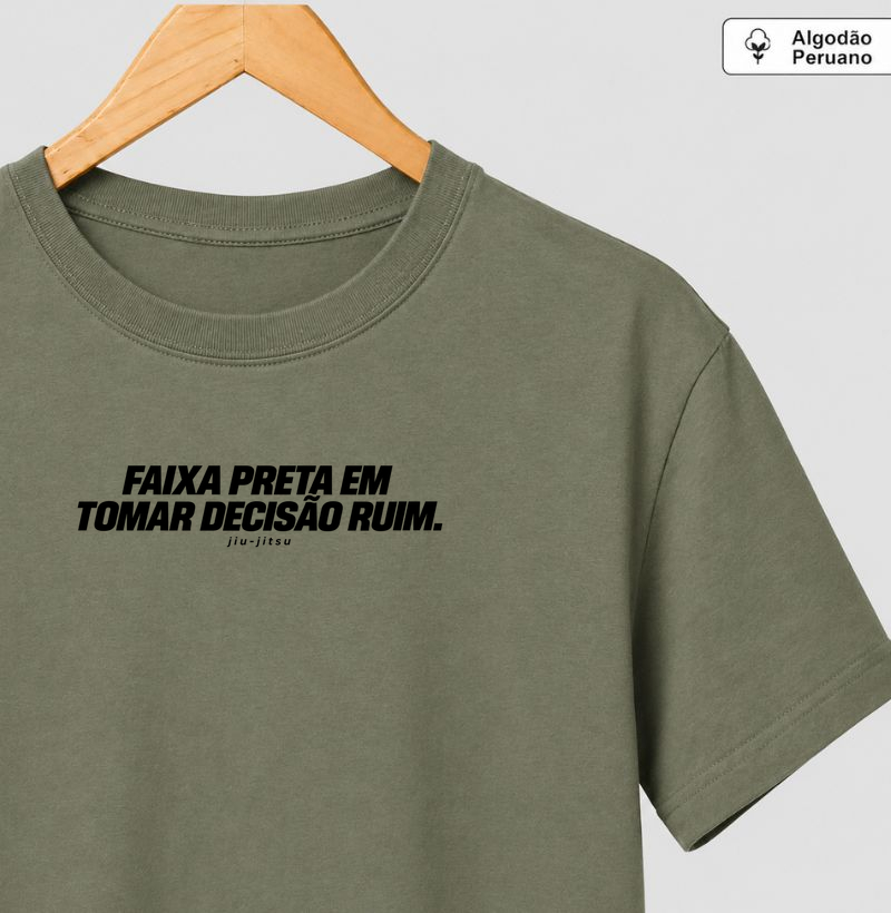 FAIXA PRETA EM TOMAR DECISÃO RUIM.