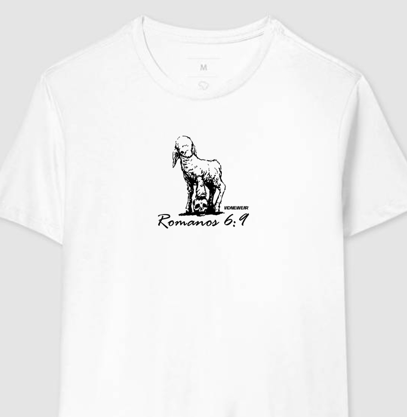 Camiseta "Romanos 6.9"