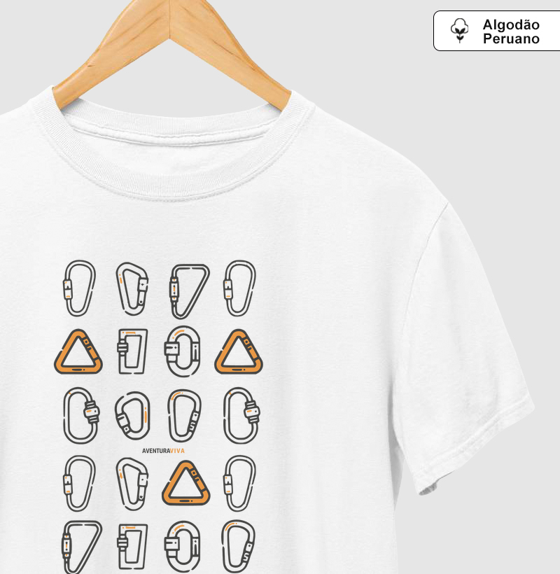 Mosquetões - Camiseta Algodão Peruano
