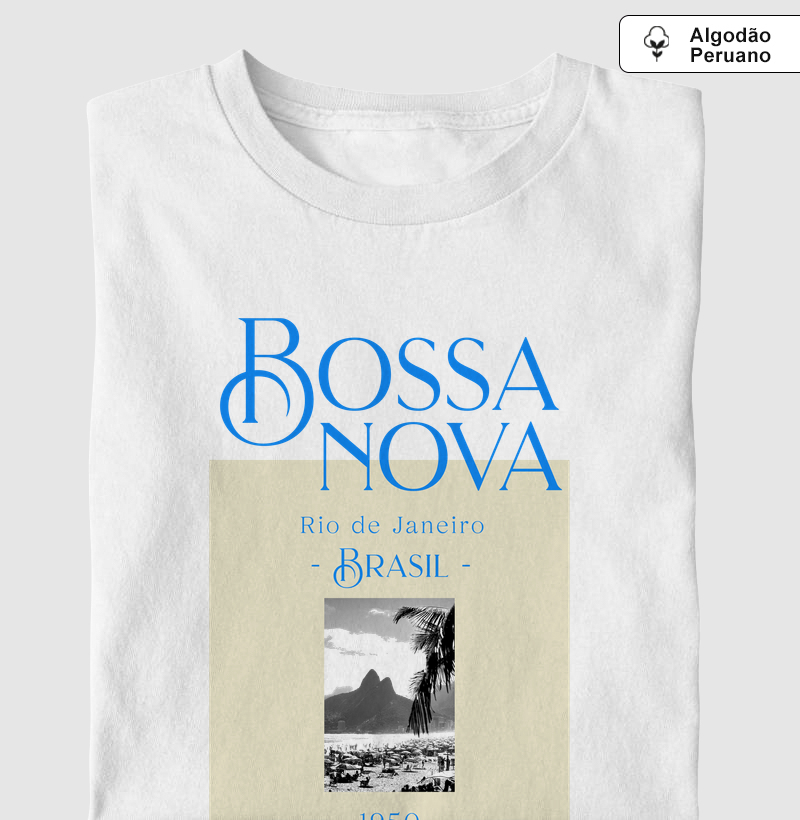 CAMISETA BOSSA NOVA | ALGODÃO PERUANO