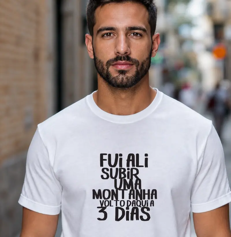 Camiseta Terapia de Altitude | Fui Ali Na Montanha