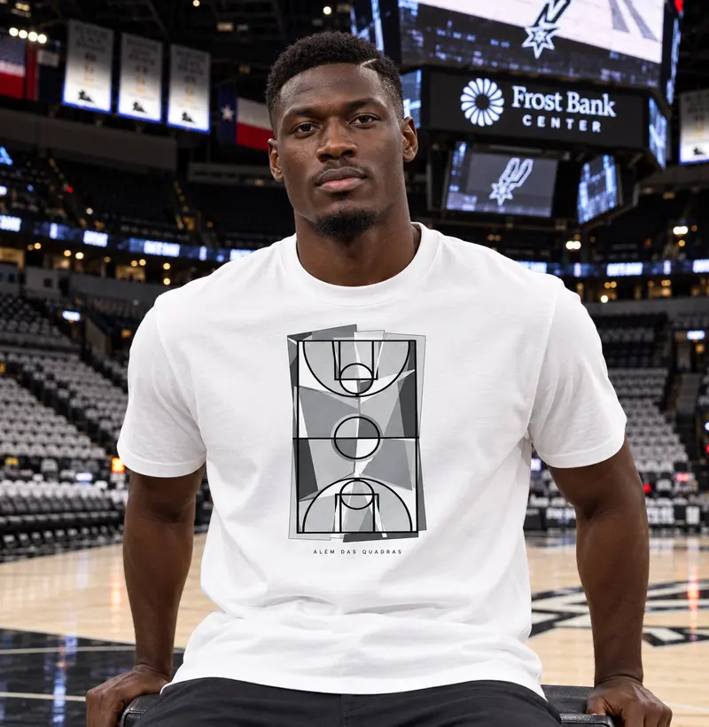 Camiseta de Basquete Piso — San Antonio