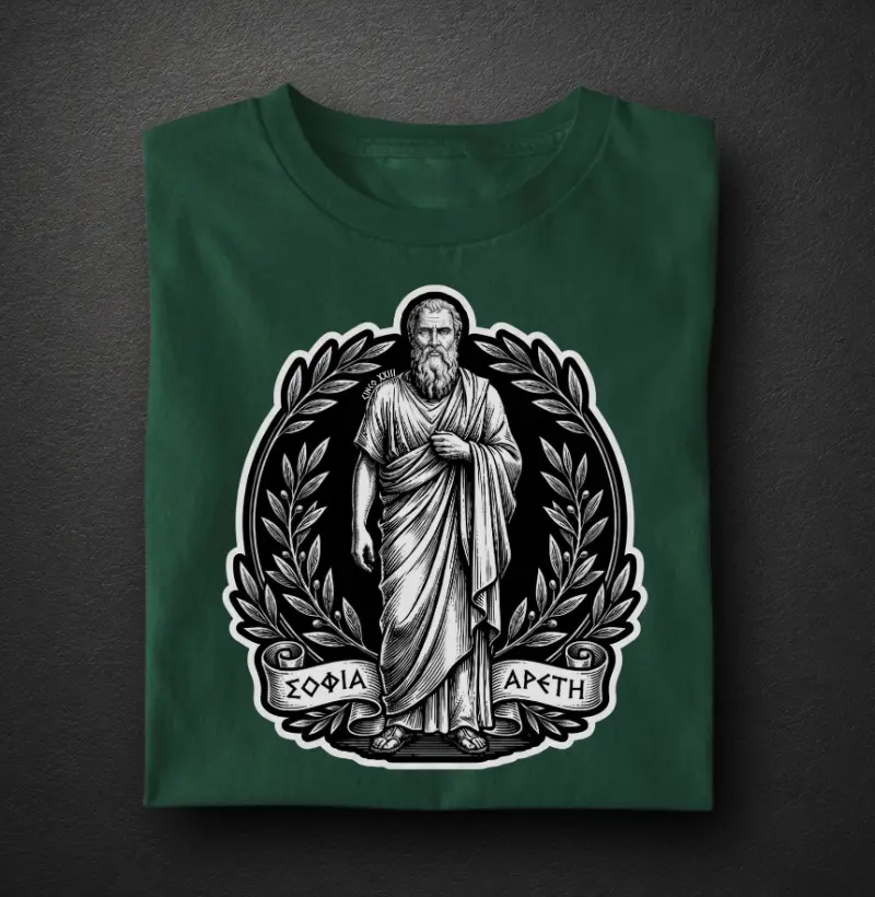 Camiseta: Sabedoria e virtude