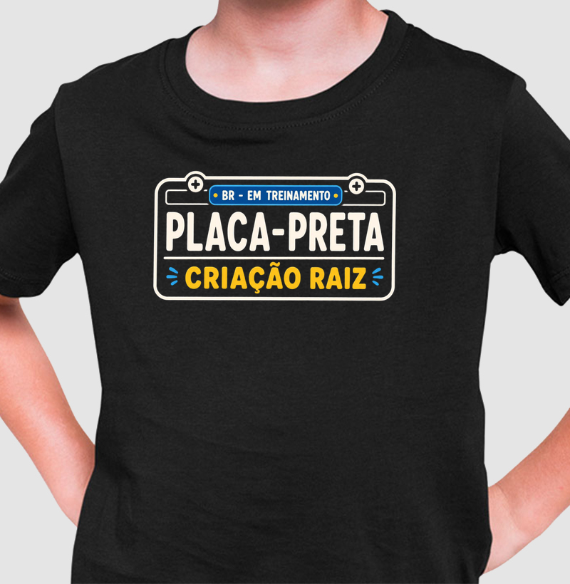 Placa Preta | Infantil Masculina