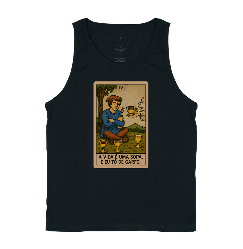 A vida é uma sopa e eu tô de garfo