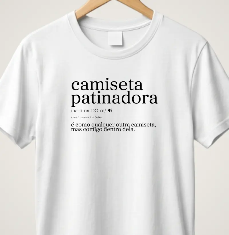 Camiseta patinadora