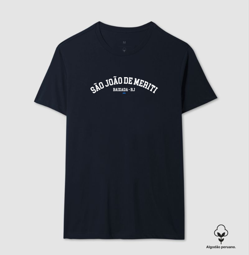 São João de Meriti - Camiseta Algodão Peruano