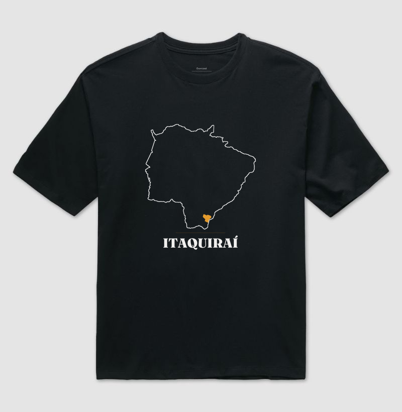 Itaquiraí | Traço MS - Camiseta Oversized