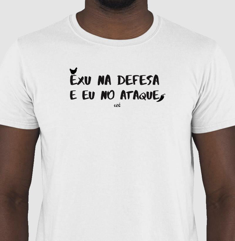 Exu na defesa e eu no ataque