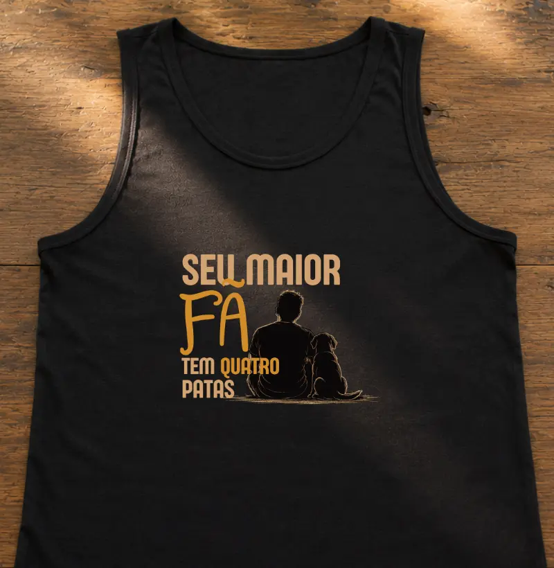 Seu maior fã tem quatro patas - Regata