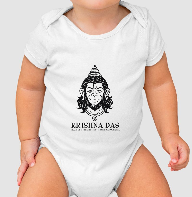 Hanuman Head - Body Infantil - Estampa Preta