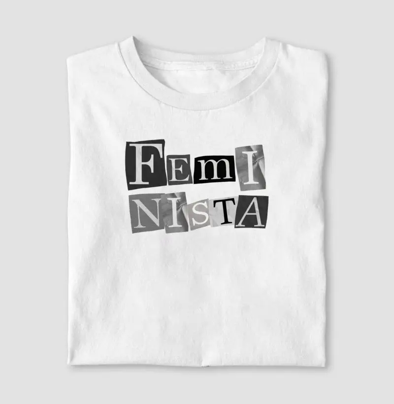 FEMINISMO EM LETRAS RECORTADAS