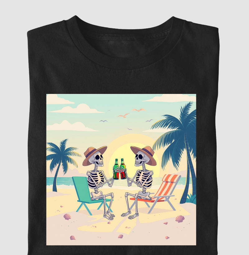 Coleção Cervejas - Amigos Caveiras na Praia 