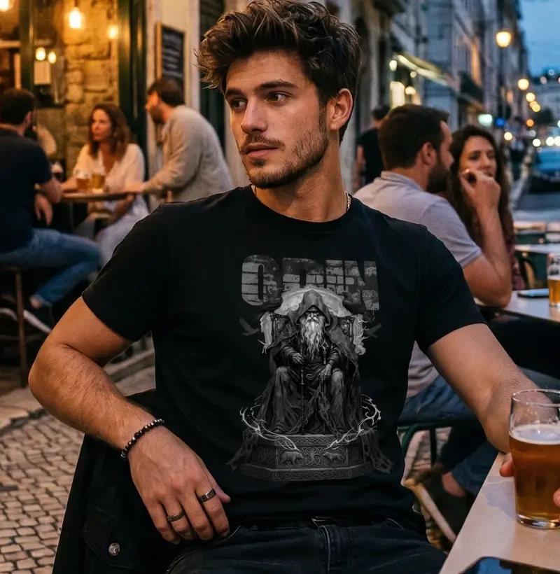 Odin em seu trono