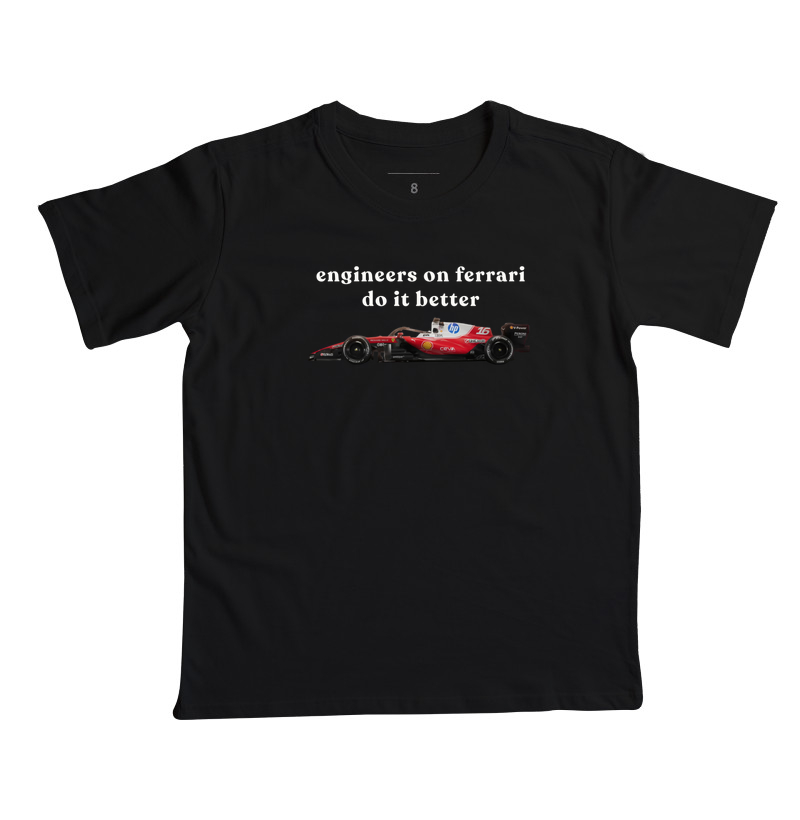 engineers on ferrari - Camiseta Infantil