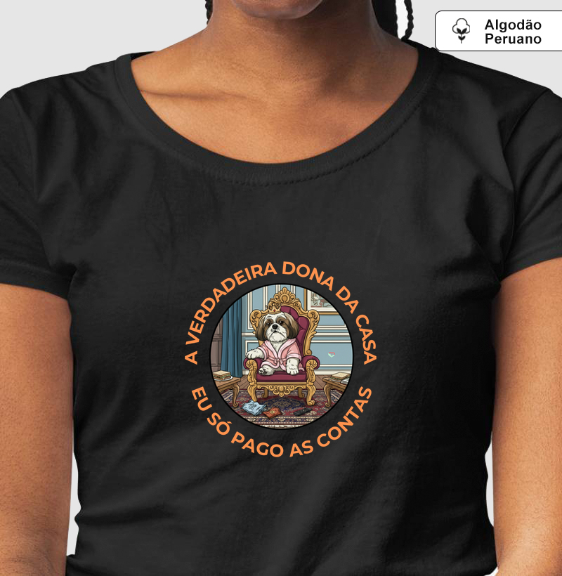 A VERDADEIRA DONA DA CASA - SHIH TZU - Malha Peruana 