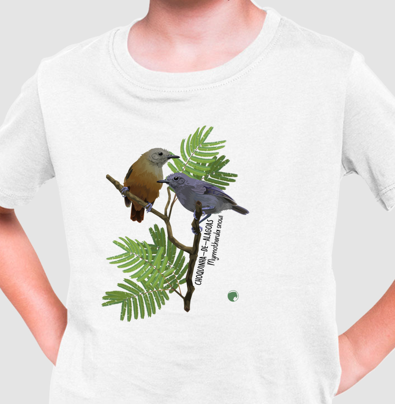 Camiseta Infantil Choquinha-de-alagoas