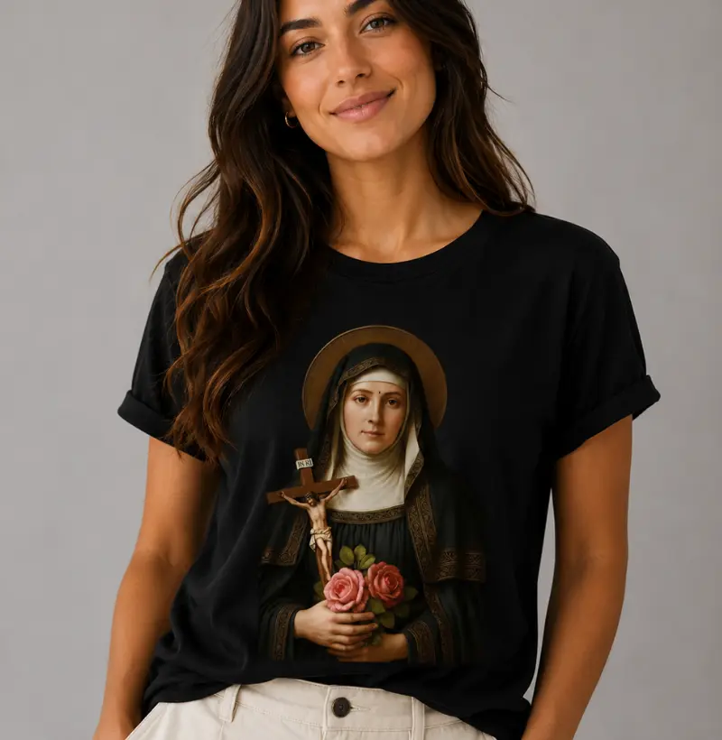 Camiseta Santa Rita de Cássia 