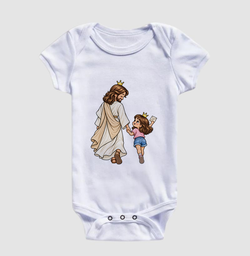 Body Infantil Caminhando Juntos - Menina